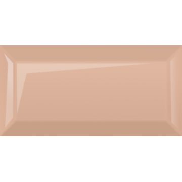 Плитка настенная Golden Tile (Голден Тайл) Metrotiles Розовый грань 10х20 см (465051)