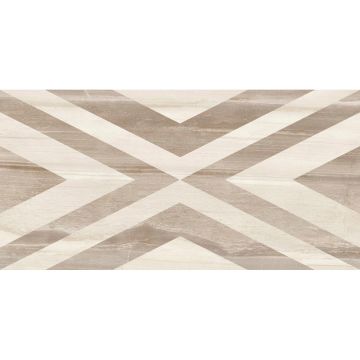 Декор Golden Tile (Голден Тайл) Savoy Geometry бежевый ромб 30х60 см (401421)