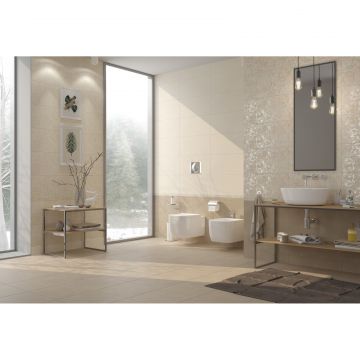 Плитка настенная Golden Tile (Голден Тайл) Swedish wallpapers темно-бежевый 30х60 см (73Н061)