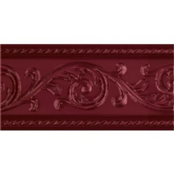 Бордюр Carmen (Кармен) Caprichosa Cenefa Yara Burdeos 7,5х15 см (MPL-040116)