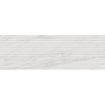 Плитка Marazzi (Марацци) Marbleplay White Struttura Mikado 3D Rett. 30х90 см (M4P2)