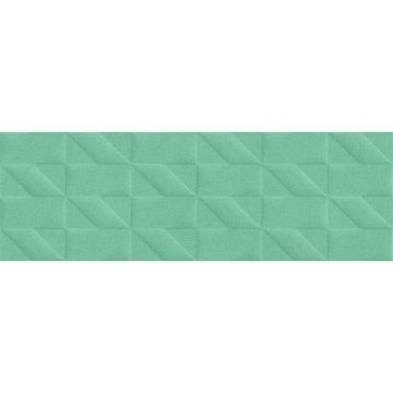 Плитка Marazzi (Марацци) Outfit Turquoise Struttura Tetris 3D 25x76 см (M129)