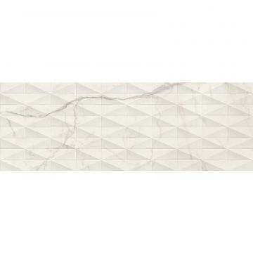 Плитка Marazzi (Марацци) Allmarble Wall Statuario Struttura Pav Satin 3D Rett. 40х120 см (M6TD)