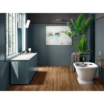 Плитка Marazzi (Марацци) Eclettica Anthracite Struttura Wave 3D 40x120 см (M1AG)