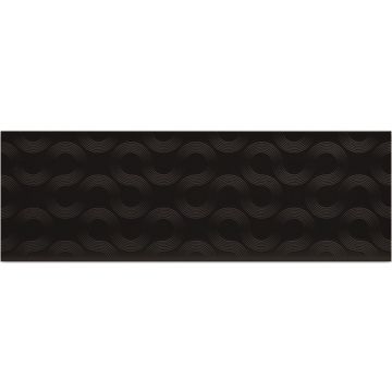 Плитка Meissen Spin Black Geo 25х75 см (O-SPI-WTU231)