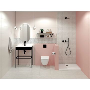Плитка Meissen Trendy точки серый 25х75 см (TYU091D)