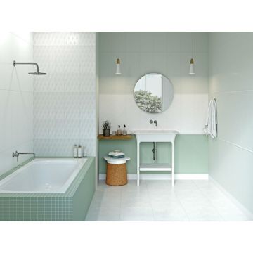 Плитка Meissen Trendy точки серый 25х75 см (TYU091D)