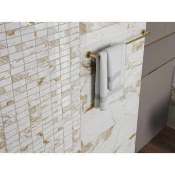 Керамогранит Meissen (Мейсен) Wildchic Wild chic темно-коричневый рельеф ректификат 21,8x89,8 см (16506)