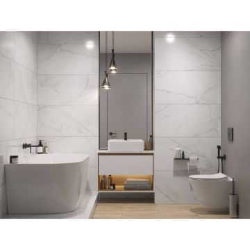 Керамогранит Meissen Dream белый ректификат 44,8x89,8 см (16665)