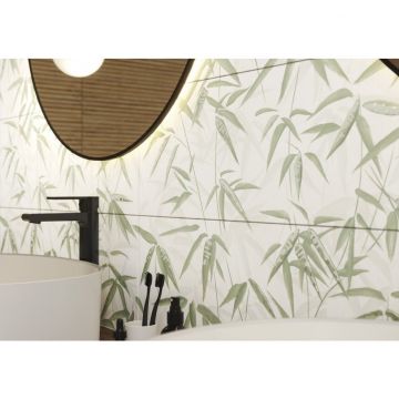 Керамогранит Meissen (Мейсен) Japandi коричневый рельеф ректификат 21,8x89,8 см (16504)