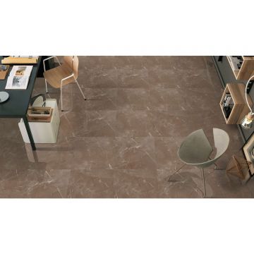 Керамогранит Azario (Азарио) Essens Choco High Glossy 60х60 см, глянцевый (E112082160HG)