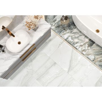 Керамогранит LCM Snow Onyx полированный 600х600х8 мм 6060SWX00P