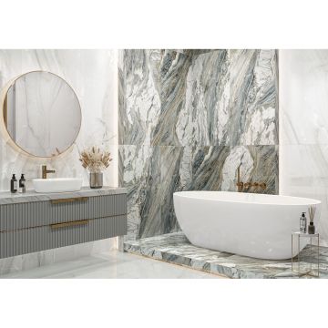 Керамогранит LCM Snow Onyx полированный 600х600х8 мм 6060SWX00P