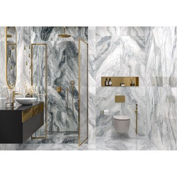 Керамогранит LCM (ЛКМ) Persia Graphite полированный 60х120 см (60120PRS25P)