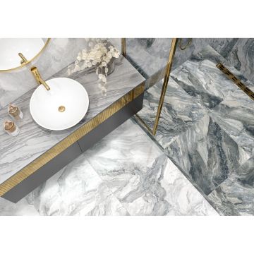 Керамогранит LCM (ЛКМ) Persia Graphite полированный 60х120 см (60120PRS25P)