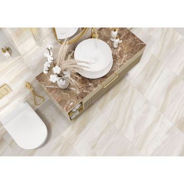 Керамогранит LCM (ЛКМ) Barcelo Crema полированный 60х120 см (60120BAL01P)