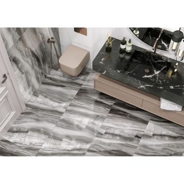 Керамогранит LCM Barcelo Black полированный 600х600х8 мм 6060BAL99P