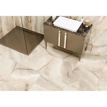 Керамогранит LCM (ЛКМ) Onyx Smoke Dark полированный 60х120 см (60120OSM15P)