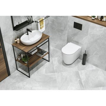 Керамогранит LCM (ЛКМ) Armani Marble Gray полированный 60х60 см (6060AMB15P)