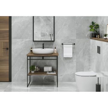 Керамогранит LCM (ЛКМ) Armani Marble Gray полированный 60х120 см (60120AMB15P)