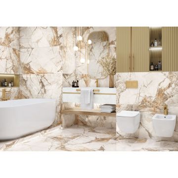 Керамогранит LCM Skyros Gold полированный 600х600х8 мм 6060SKY21P