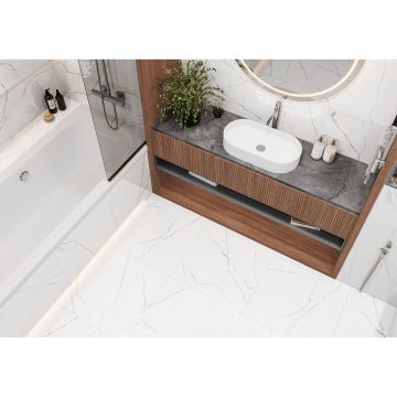 Керамогранит LCM Atlantic Marble полированный 600х1200х7 мм 60120AMR00P
