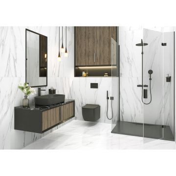 Керамогранит LCM Statuario Silver полированный 600х1200х7 мм 60120STA15P
