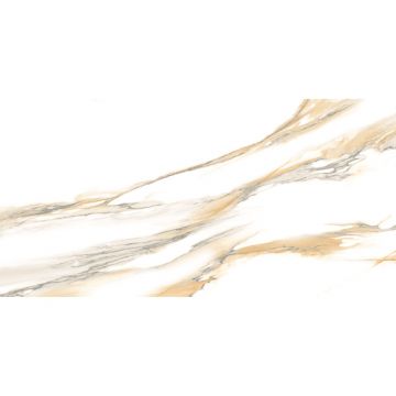 Керамогранит LCM (ЛКМ) Statuario Bronze полированный 60х120 см (60120STA31P)