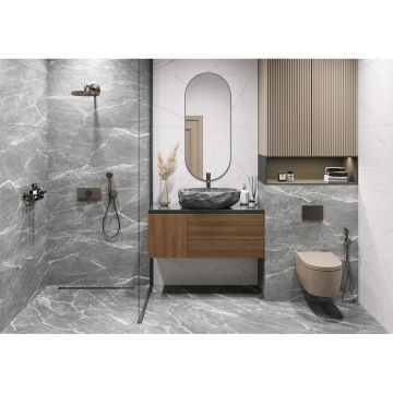 Керамогранит LCM Imperial Grey полированный 600х1200х7 мм 60120IME18P
