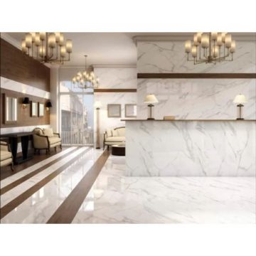 Керамогранит Gresse (Грессе) Ellora Ivory мрамор слоновая кость 60x60 см (GRS01-20)