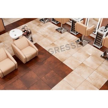 Керамогранит Gresse (Грессе) Matera Oxide коричневый бетон 60x60 см (GRS06-24)