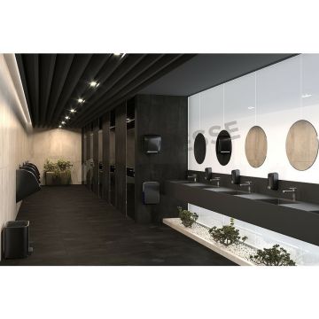 Керамогранит Gresse (Грессе) Madain Plumb черный цемент 60x60 см (GRS07-01)