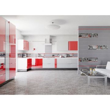 Бордюр Cerrol (Керрол) Fibra czerwona listwa szklana 2,3х60 см