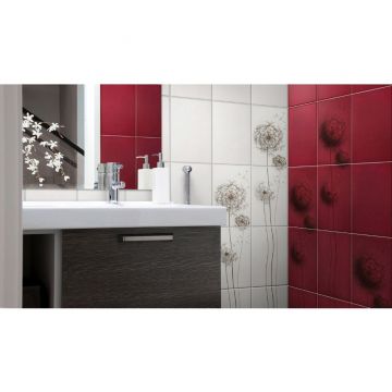 Бордюр Атем (Atem) Silk Oduvan Розовый Pn 27,5х7 см