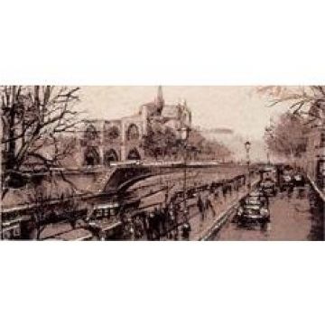 Бордюр Атем (Atem) Astoria Paris 1 Светло-Бежевый Вс 9,6х20 см