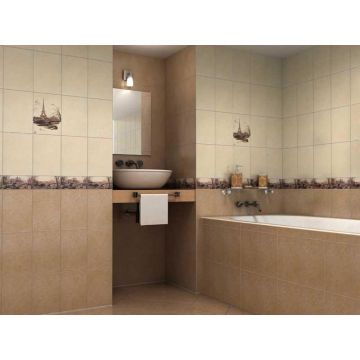 Бордюр Атем (Atem) Astoria Paris 1 Светло-Бежевый Вс 9,6х20 см