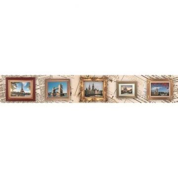 Бордюр Дельта Керамика Newspapers B300D130 4,5х30 см