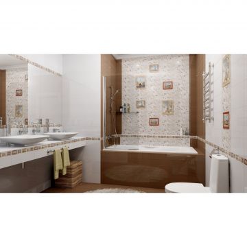Бордюр Дельта Керамика Newspapers B300D130 4,5х30 см