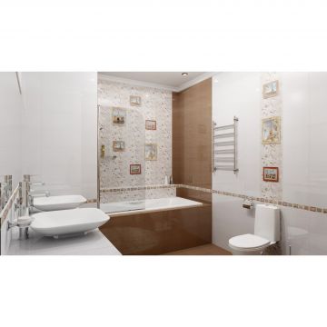 Бордюр Дельта Керамика Newspapers B300D130 4,5х30 см