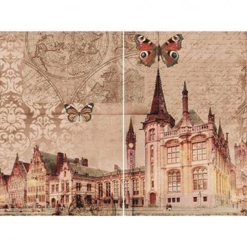 Панно Дельта Керамика Voyage P2-2D179 40х30 см компл.