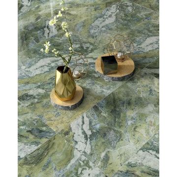 Керамогранит Etili Seramik (Этили Серамик) Paradise Rain Forest Green Polished Rec. 60х120 см, ректификат (ETI80547)