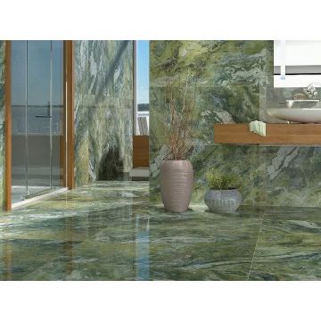 Керамогранит Etili Seramik (Этили Серамик) Paradise Rain Forest Green Polished Rec. 60х120 см, ректификат (ETI80547)