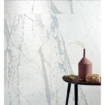 Керамогранит La Fenice (Ля Фениц) Statuario Reactive 3D Rett 60х120 см, 12MBV04