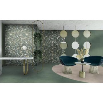 Керамогранит La Fenice (Ля Фениц) Touch Evo Dec. Charme Green Rett 60х120 см (12TVDEC03)