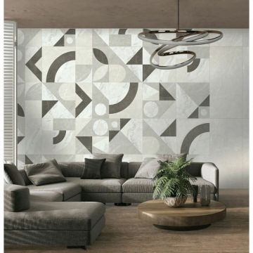 Керамогранит La Fenice Decoro (Декоро) Frame Line Reactive 3D Rett 60х120 см, 12MBV08D