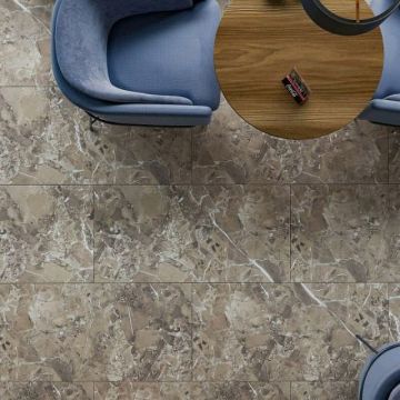 Керамогранит Cube Ceramica (Куб Керамика) Royal Marble Brown 60x120 см полированный, УТ000041483