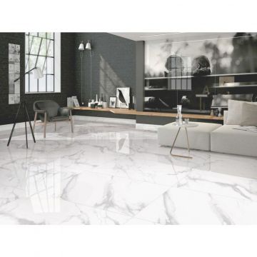 Керамогранит Cube Ceramica Statuario Gold 60x60 см полир.