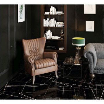 Керамогранит Cube Ceramica (Куб Керамика) Imperial Black 60x120 см полированный, УТ000054481