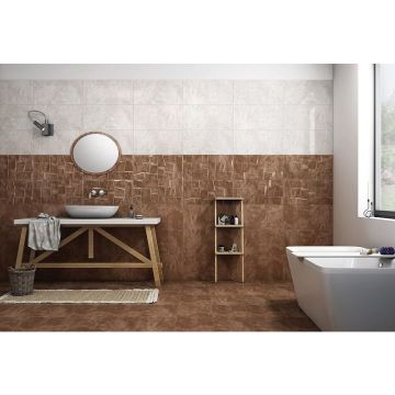 Настенная плитка Cube Ceramica (Куб Керамика) Antique Cave Choco 30x60 см