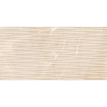 Настенная плитка Cube Ceramica (Куб Керамика) Mumbai Crema Waves 30x60 см